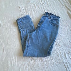 VTG Eddie Bauer Light Wash High Waist Mom Jeans
